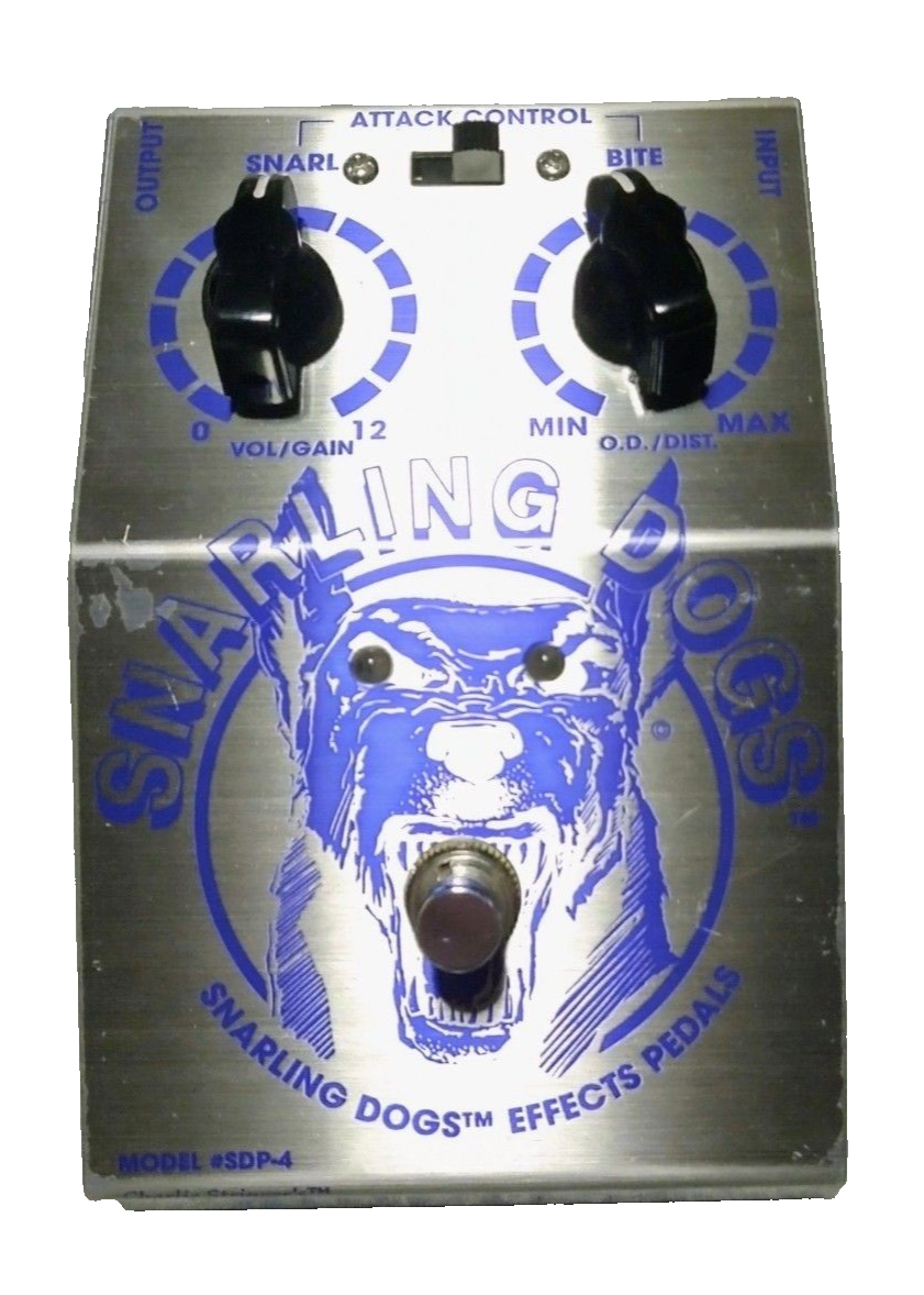 ギター SNARLING DOGS BLUE DOO #SDP-4 OD/DS Snarling Dogs Blue Doo SDP-4 Overdrive/Distortion Vintage Guitar