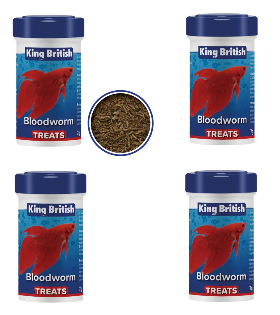 King British - Fish Food - Bloodworm Treats - Red - Image 3