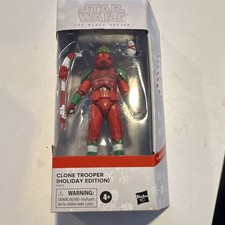 Hasbro Star Wars Black Series Clone Trooper Holiday Edition Action Figure