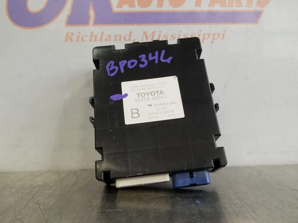 08 2008 LEXUS LX570 BCM MÓDULO DE CONTROLE DE REDE MULTIPLEX 8922660041 - Imagem 4 de 4