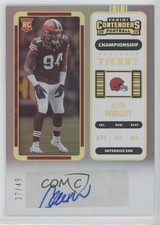 2022 Panini Contenders Rookie Championship Ticket /49 Alex Wright #184 Auto 0fo5