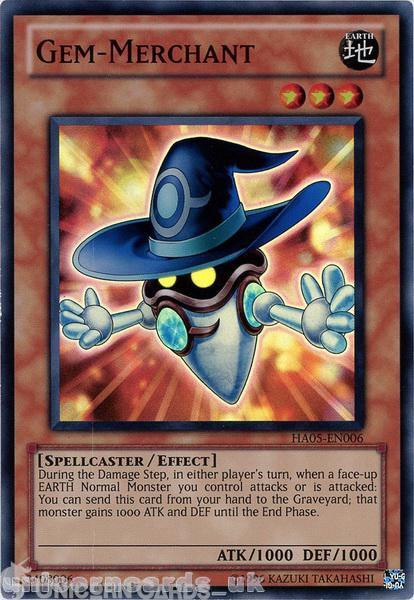 HA05-EN006 Gem-Merchant Super Rare UNL Edition Mint YuGiOh Card
