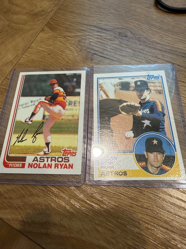 2 card- nolan ryan lot