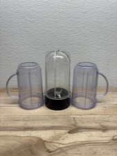 Set Of 3 Replacement Magic Bullet Blender Cups And Cross Blade