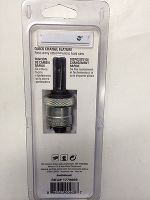 LENOX 1779669 Arbor With Pilot Drill, Snap Back, 5L | eBay