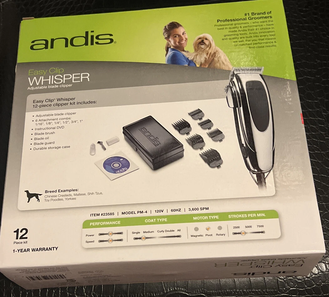Andis easy clip whisper 12 piece clipper kit 2025
