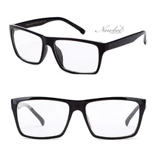Nerdy Clear Lens Glasses Big Lens Geek Over Sized Fashion Clear Glasses Unisex