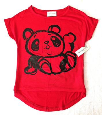 Mädchen T-Shirt BÄR VON VORN + VON HINTEN Größe 122/128 Neu mit Etikett