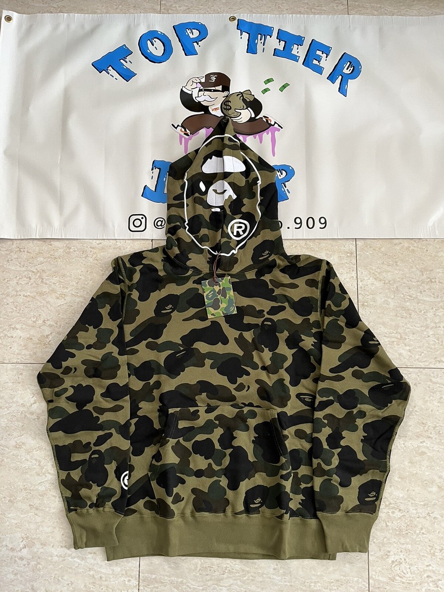 A BATHING APE ABC CAMO 2ND APE WIDE FIT PULLOVER HOODIE
