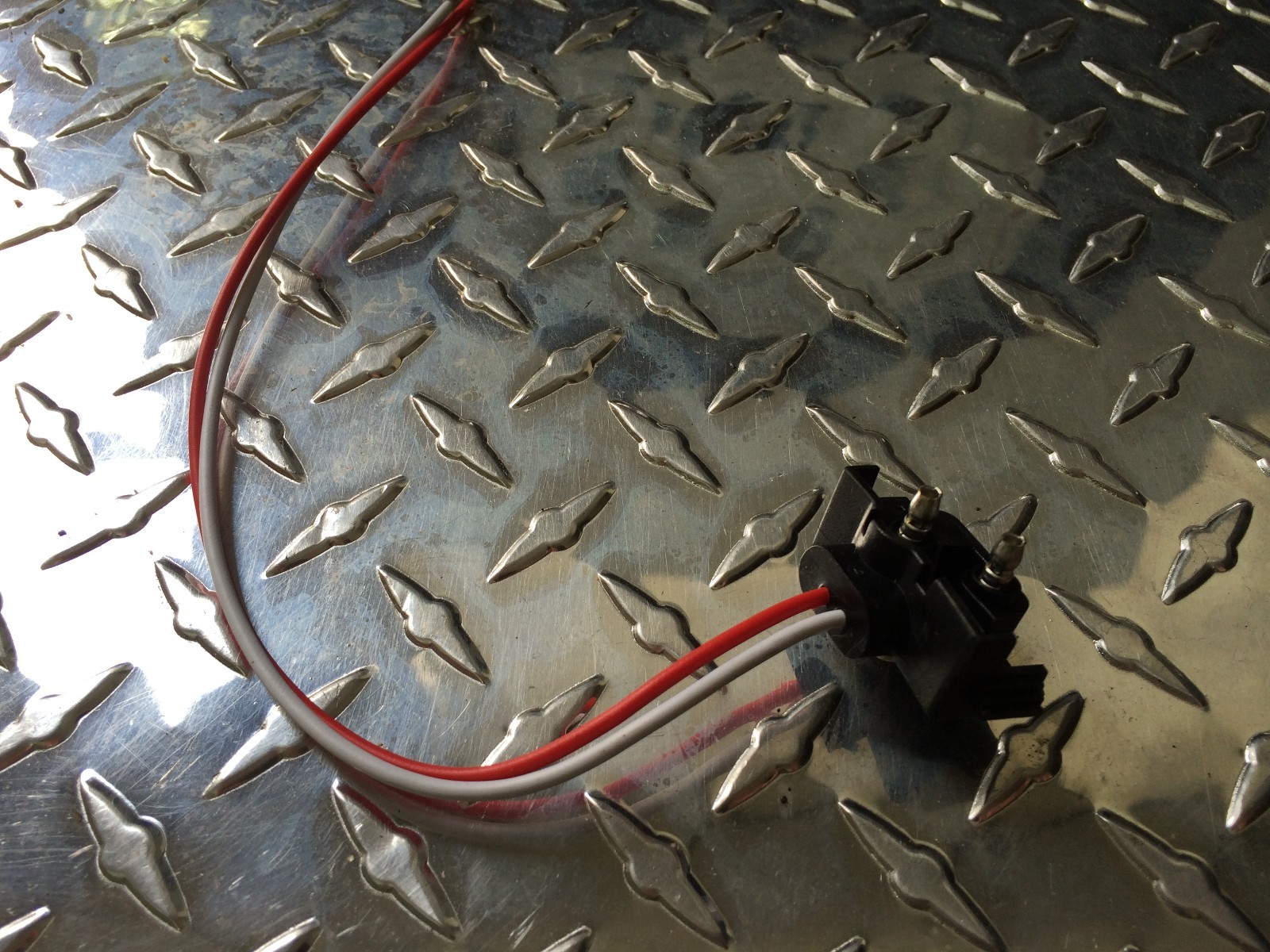 2 Prong Wiring Pigtail Connector for trailer lights, typically LED