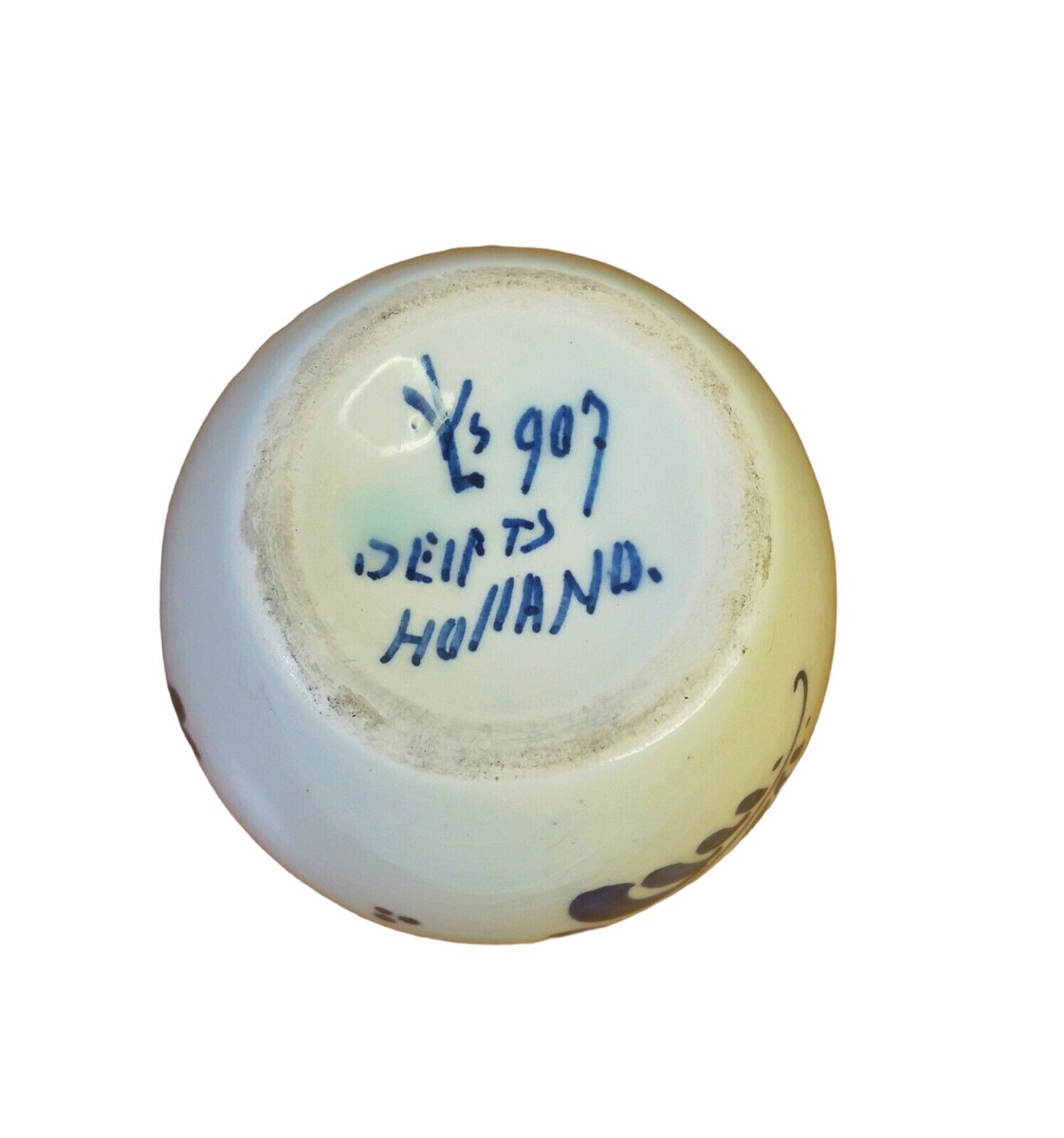 VTG Delfts Holland 907 Cup Teacup Shot Hand-painted Ceramic Blue