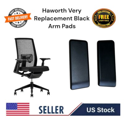  Haworth Very 10 Pairs Of Replacement Arm Pads  Read Description  