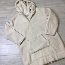 Koolaburra By Ugg Sherpa Fleece Hooded Lounger Cream A460577 Women’s Small
