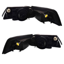 New Pair Of Headlights Fits Ford Mustang Svt Cobra 10th Anni 2003 By Fo2503177