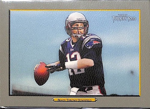 2006 Topps Turkey Red # 131 Tom Brady Checklist NM