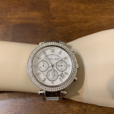 Michael Kors Parker Quartz Movement Mother Of Pearl Dial  display picture 2