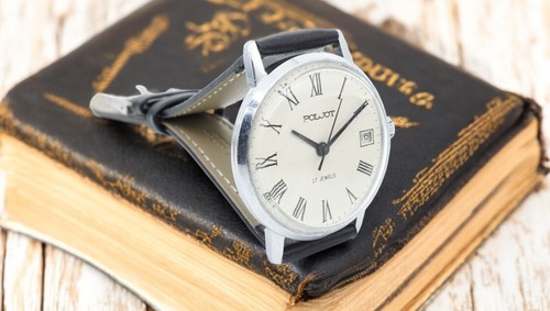 Vintage Poljot 2614.2H 17 jewels mechanical soviet men's watch USSR - Picture 2 of 11