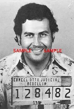 Pablo Escobar mug shot 11" x 16.5" Collector's Poster