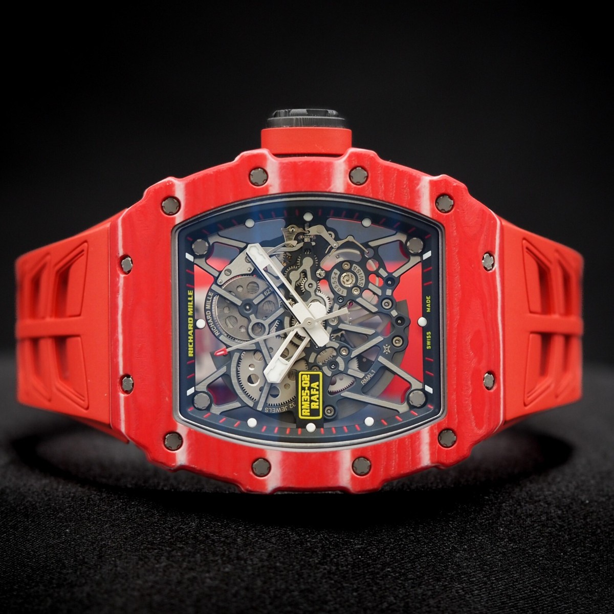 Richard Mille RM 35-02 Rafael Nadal Red Box and Papers RM3502 | eBay