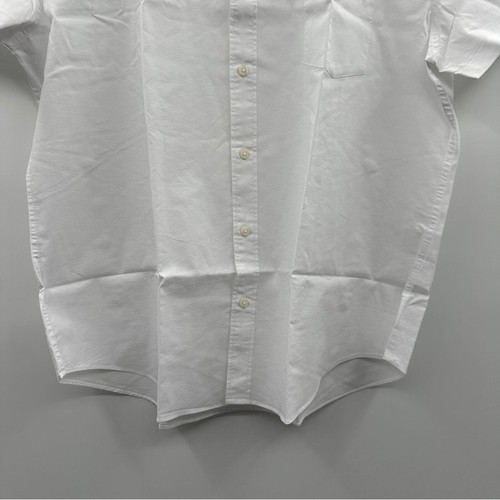 J. Crew Factory White Slim Short Sleeve Flex Performance Washed Shirt Sz XXL NEW - Picture 3 of 10