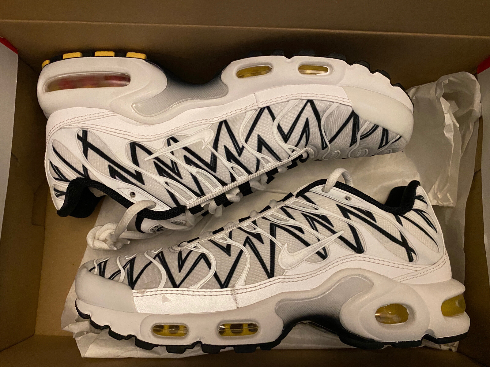 NIKE AIR MAX PLUS TUNED AIR THE SHARK TEETH \u0026#039;\u0026#039;LA REQUIN THE  SHARK\u0026#039;\u0026#039; AJ6311-100 | eBay