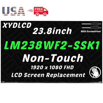 23.8'' 01AG967 for Lenovo IdeaCentre AIO A340-24IGM Desktop All-in-One LCD Screen