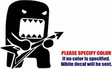 Vinyl Decal Sticker - Domo Kun Rockstar Car Truck Bumper Window Wall JDM Fun 9"