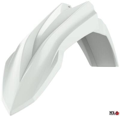 one by Camamoto parafango anteriore carena plastica passa ruota compatibile con (yamaha x max 125 / 250cc anno 2005 2006 2007 2008 2009 bianco lucido