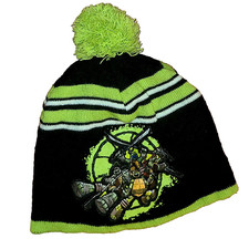 Teenage Mutant Ninja Turtles Beanie Hat Nickelodeon Pom Youth Knit.