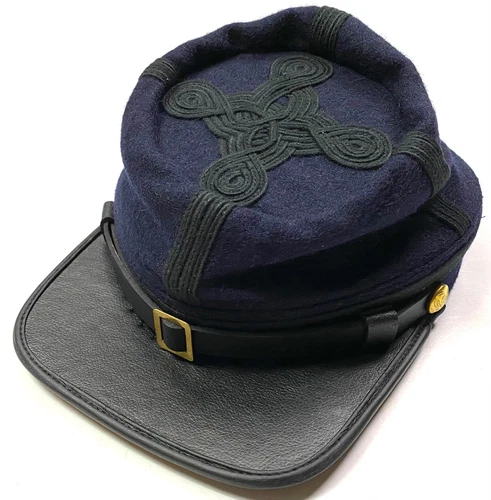 CIVIL WAR US UNION INFANTRY GENERAL OFFICER WOOL KEPI CAP HAT-LARGE