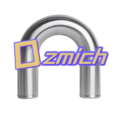 4 In Intercooler Pipe 45 Degree 76mm (3") Aluminum Intercooler Pipe - 30cm Long, Silver, Universal Fit Performance Aluminum Piping Kit - Foto 9