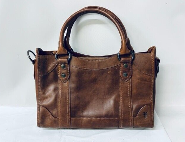 Frye Melissa Satchel in Cognac- NEW WITH TAGS- IMPERFECTIONS | eBay