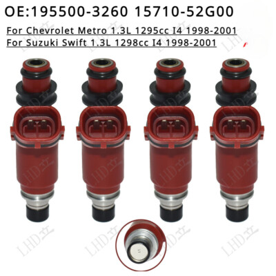 Sourcing Map Einspritzventil 15710-52G00 | Für Chevrolet Metro & Suzuki Swift 1.3L 1998-2001 - DC 12V