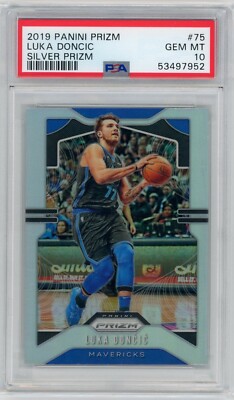 2019 Panini Prizm #75 Luka Doncic Silver Prizm PSA 10 | eBay