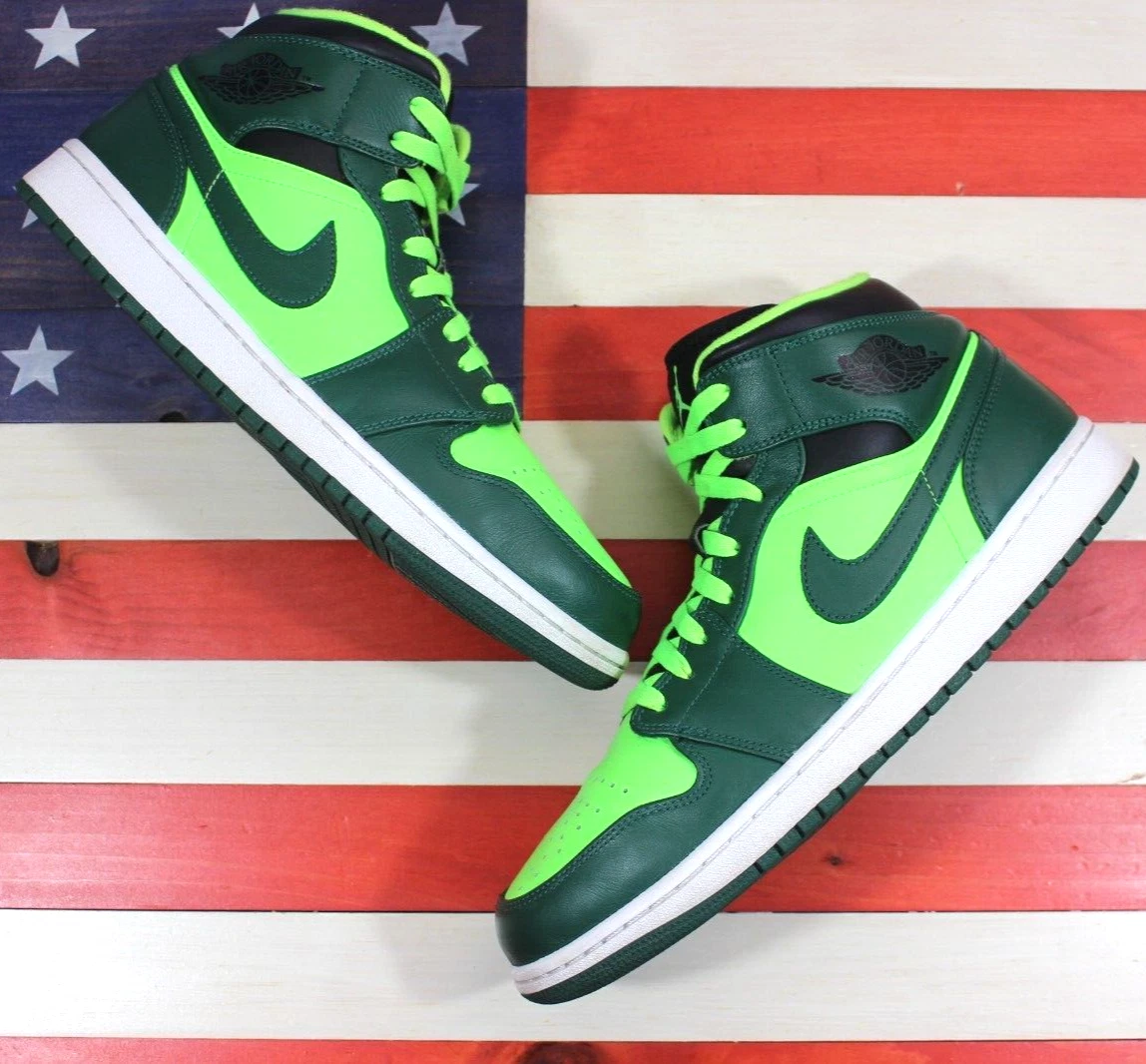 Nike Air Jordan 1 Phat George Green Hulk OG Retro vtg 2013 [554724-330] I  Men 10