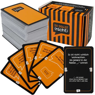 Lustige Kartenspiele für Erwachsene Partyspiel JGA Feier WG Party für Silvester