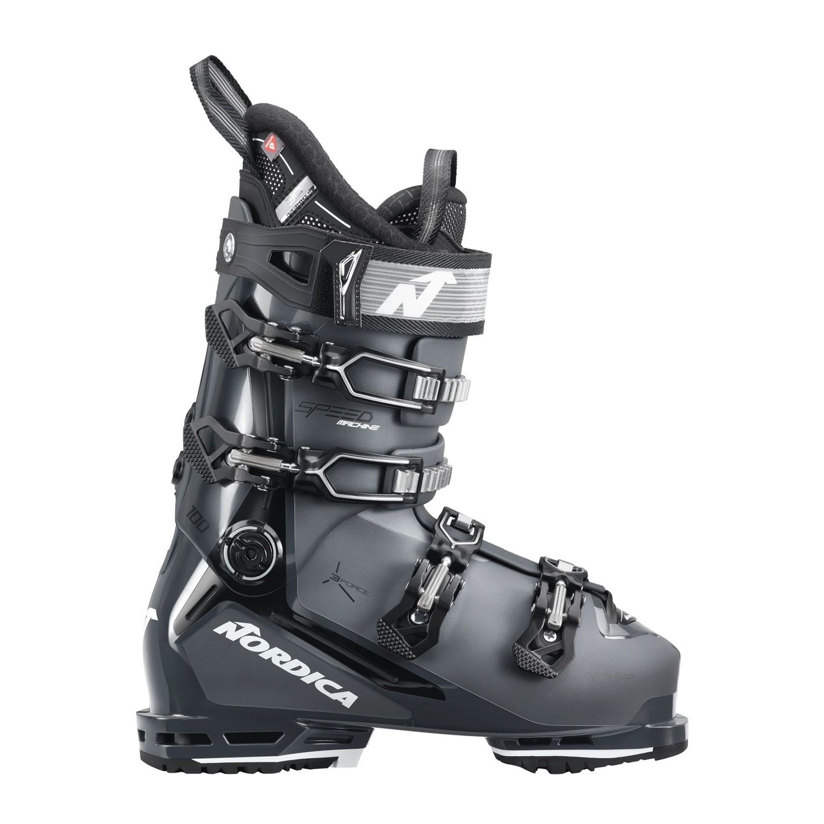 NORDICA SpeedMachine3　100　 25.5 Nordica Speedmachine 3 100 Men's Ski Boots, Anthracite/Black