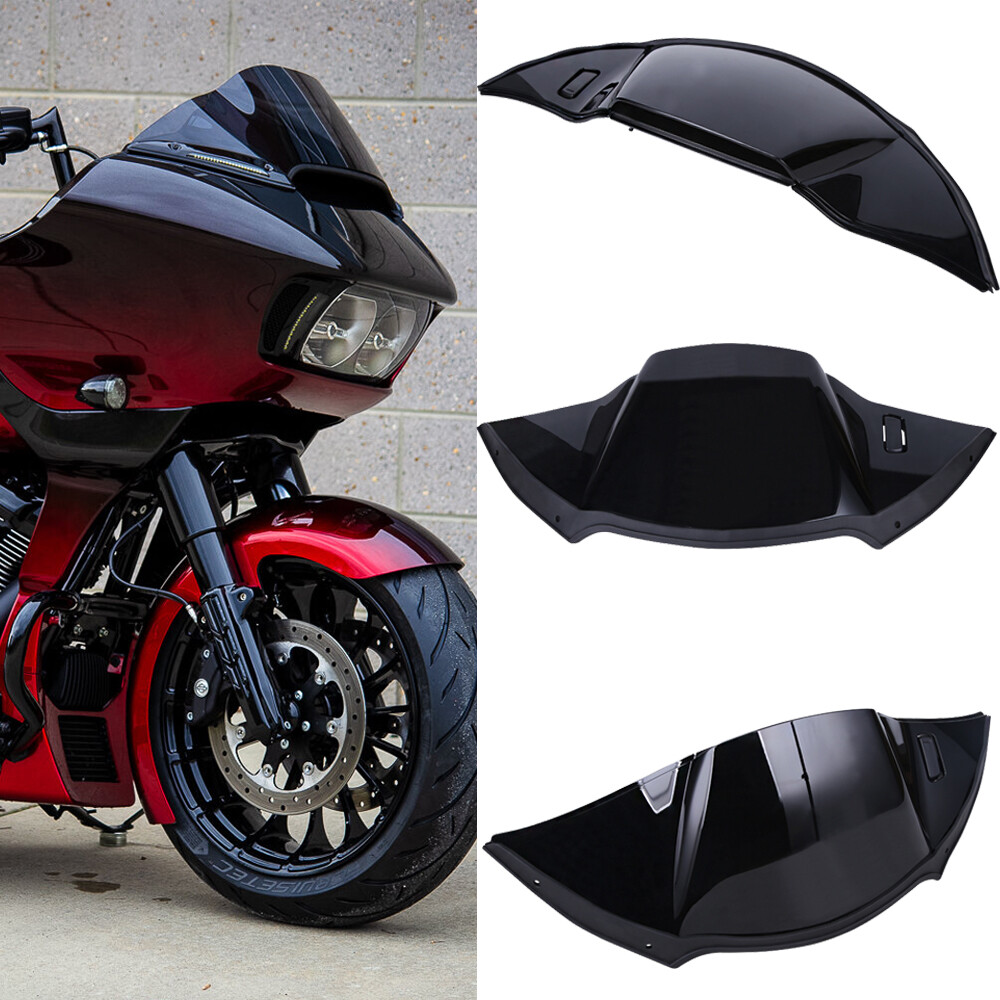 Vivid Black Top Air Duct Piece Cover Fairing Cover for