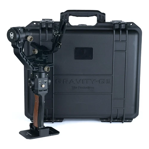 Gravity GII DSLR Kamera Stabilisator Gimbal mit Griffen, Etui & 2 Sätze Batterien