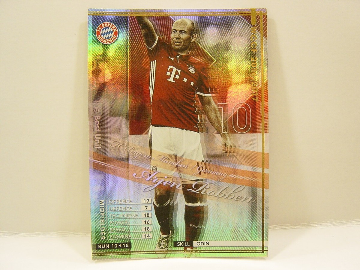 Panini WCCF 2016-17 BUN Arjen Robben 1984 Nederland Dutch No