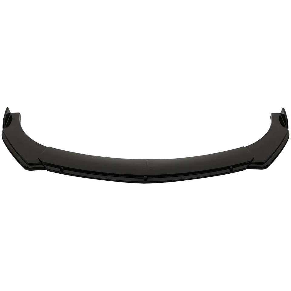 Car Front Bumper Lip Spoiler Splitter Body Kit Glossy Black For Mercedes-Benz - Image 3 of 4