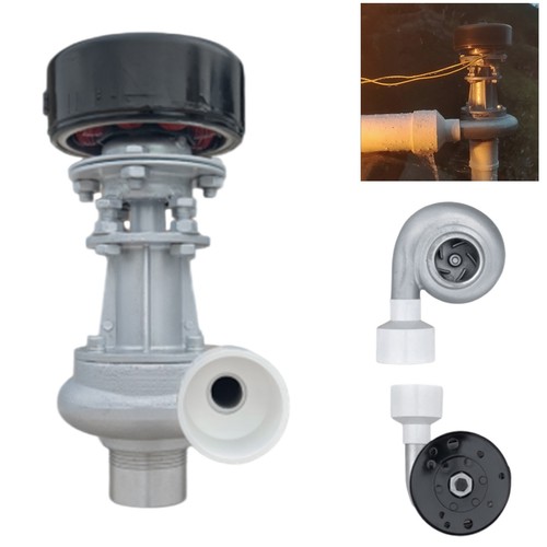 Generador hidráulico de turbina de aleación de aluminio 220V 1000W 3.500 RPM generador doméstico - Imagen 12 de 16