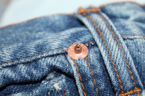 Vintage 1980er Levi’s 501xxx Button Fly Einzelnaht Nippelnieten 33X32 - Bild 8 von 13