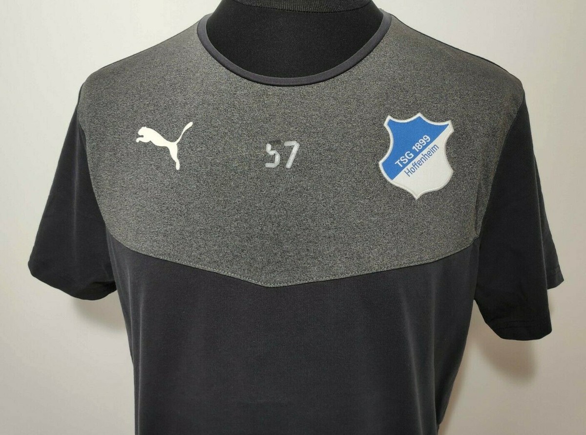 TSG 1899 Hoffenheim Jersey Sz. L Training Shirt Puma Gray Black