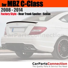 Painted Trunk Spoiler For 2008-2014 Mercedes Benz C-Class No Drill 590 MARKS RED