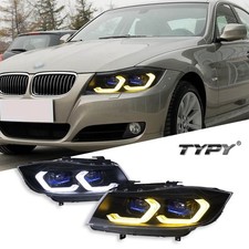 Full Led Headlights For Bmw 3 Series E90 E91 2005-2012 Front Lamps Halogen