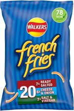 Walkers French Fries Flavour Crispy Potato Snacks 18g Per Pack - Pack of 20