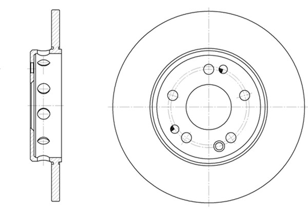2X Remsa Bremsscheibe 6311.00 FüR W124 S124 C124 Mercedes 284Mm 124 Model Klasse-image