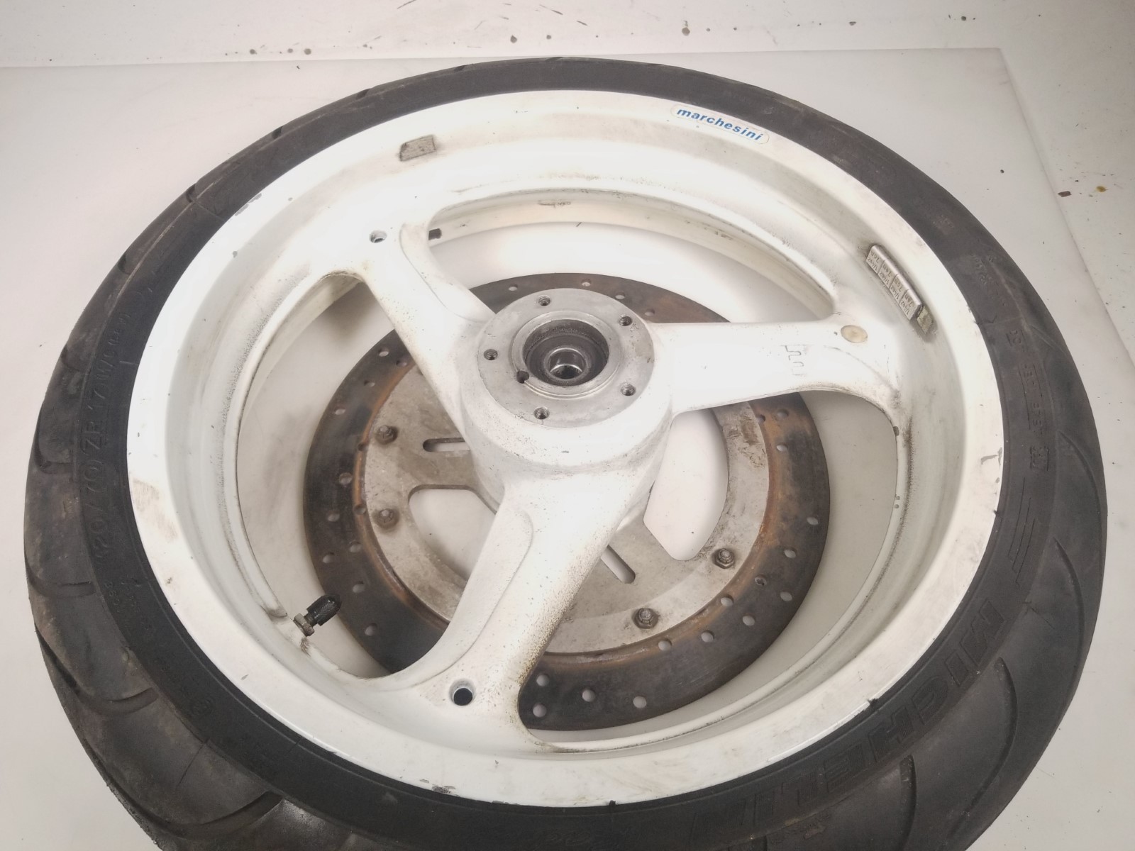 1995 95 Buell S2 S2T Thunderbolt Front Wheel Rim STRAIGHT (No Tire) 17" X 3.50