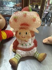 VTG Strawberry Shortcake Nightlight Lamp Popcorn Plastic Pellets Table Light